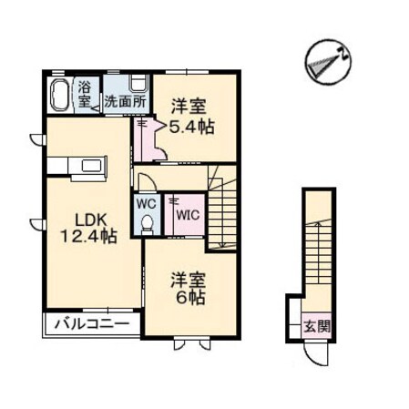 クレスト　弐番館（Ｓ）の物件間取画像